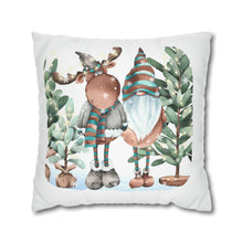 Load image into Gallery viewer, Christmas Pillow Covers, Rustic Country Square covers, Country Farmhouse Decor, Cute Coordinating Pillow Cover Set, Farmhouse Pillows