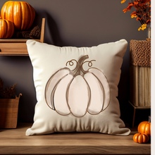Load image into Gallery viewer, Fall Pillow Covers, Rustic Country Square covers, Country Farmhouse Decor Pillowcase Set, Farmhouse Pumpkins