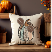 Load image into Gallery viewer, Fall Pillow Covers, Rustic Country Square covers, Country Farmhouse Decor Pillowcase Set, Farmhouse Pumpkins