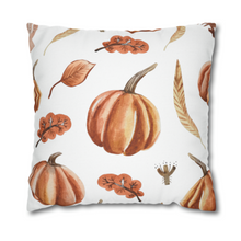 Load image into Gallery viewer, Fall Pillow Covers, Rustic Country Square covers, Country Farmhouse Decor Pillowcase Set, Farmhouse Pumpkins