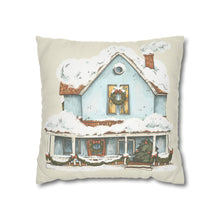 Load image into Gallery viewer, Christmas Pillow Covers, Rustic Farmhouse Country Square Pillow Covers, Pillowcase Set