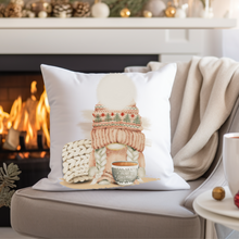 Load image into Gallery viewer, Christmas Pillow Cover, Cozy Christmas Pillow Cover, Rustic Christmas, Winter Pillow Cover, Farmhouse Decor, Christmas Porch Decor