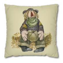 Load image into Gallery viewer, Fall Scarecrow Pillow Covers, Rustic Country Square Covers, Country Farmhouse Decor, Coordinating Pillow Cover Set, Farmhouse Pillows