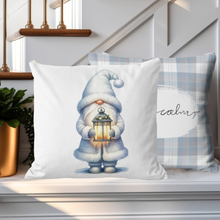 Load image into Gallery viewer, Christmas Pillow Cover, Winter Gnome Pillow Cover, Rustic Christmas, Holiday Pillow Cover, Holiday Decor