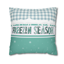 Load image into Gallery viewer, Christmas Pillow Cover, Winter Owl Pillow Cover, Rustic Christmas Owl, Holiday Pillow Cover, Holiday Decor Pillow Cover