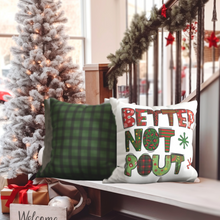 Load image into Gallery viewer, Christmas Pillow Cover, Country Farmhouse, Square Pillow Covers, Christmas Set Pillow Covers
