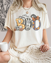 Load image into Gallery viewer, Halloween Boo Comfort Colors® T-Shirt, Women's Cute Halloween Letters Women's T-Shirt