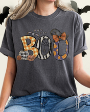 Load image into Gallery viewer, Halloween Boo Comfort Colors® T-Shirt, Women's Cute Halloween Letters Women's T-Shirt