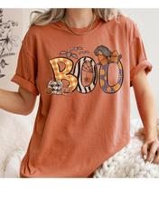 Load image into Gallery viewer, Halloween Boo Comfort Colors® T-Shirt, Women's Cute Halloween Letters Women's T-Shirt