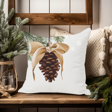 Load image into Gallery viewer, Christmas Pillow Covers, Square Pillow Cover, Country Pillow Covers, Holiday Decor Pillow Cover, Tis The Season, Fun Christmas Pillows