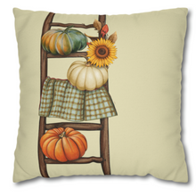 Load image into Gallery viewer, Fall Scarecrow Pillow Covers, Rustic Country Square Covers, Country Farmhouse Decor, Coordinating Pillow Cover Set, Farmhouse Pillows
