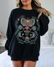 Load image into Gallery viewer, Celestial Mystical Crewneck Sweatshirt, Boho Design, Trendy Pullover