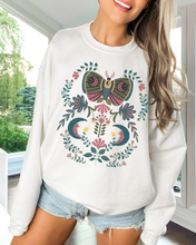 Load image into Gallery viewer, Celestial Mystical Crewneck Sweatshirt, Boho Design, Trendy Pullover