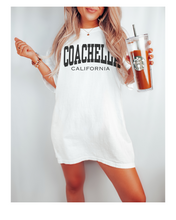 Load image into Gallery viewer, Coachella Comfort Colors® T-Shirt, T-Shirt Dress, Coachella Retro Design T-Shirt Music Festival T-Shirt Festival Tee