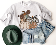 Load image into Gallery viewer, Women's Fall Hand Drawn Pumpkins Design Pretty Watercolor Pumpkins Design Sweatshirt
