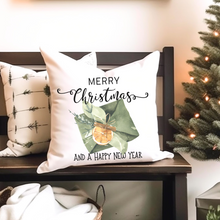 Load image into Gallery viewer, Christmas Farmhouse Pillow Covers, Watercolor Pillow Cover, Rustic Pillow Covers, Four Sizes Pillows, Always Free Shipping
