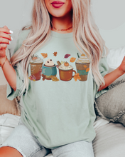 Load image into Gallery viewer, Pumpkin Spice Coffee Halloween or Fall Comfort Colors® Halloween T-Shirt, Women's T-Shirt