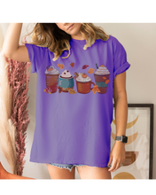 Load image into Gallery viewer, Pumpkin Spice Coffee Halloween or Fall Comfort Colors® Halloween T-Shirt, Women's T-Shirt