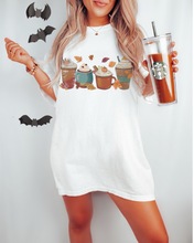 Load image into Gallery viewer, Pumpkin Spice Coffee Halloween or Fall Comfort Colors® Halloween T-Shirt, Women's T-Shirt