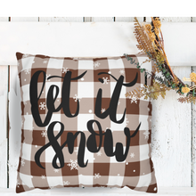 Load image into Gallery viewer, Christmas Pillow Covers, Rustic Country Square covers, Country Farmhouse Decor, Cute Coordinating Pillow Cover Set, Farmhouse Pillows