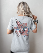 Load image into Gallery viewer, Freedom Tour T-Shirt, Retro 4th of July T-Shirt, Women's July Fourth T-Shirt, 4th July T-Shirt