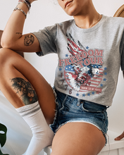 Load image into Gallery viewer, Freedom Tour T-Shirt, Retro 4th of July T-Shirt, Women's July Fourth T-Shirt, 4th July T-Shirt