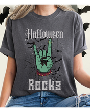 Load image into Gallery viewer, Halloween Rocks Design Comfort Colors® T-Shirt, Women's Retro Funny Design T-Shirt