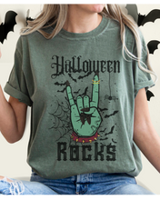 Load image into Gallery viewer, Halloween Rocks Design Comfort Colors® T-Shirt, Women's Retro Funny Design T-Shirt