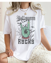 Load image into Gallery viewer, Halloween Rocks Design Comfort Colors® T-Shirt, Women's Retro Funny Design T-Shirt
