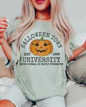 Load image into Gallery viewer, Halloweentown Comfort Colors® T-Shirt, Women's Fall Colors Halloween Funny T-Shirt
