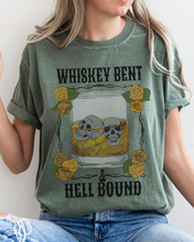 Load image into Gallery viewer, Whiskey Bent and Hell Bound Comfort Colors® Shirt, Women's Desert T-Shirt, Garment Dyed, Retro Inspired T-Shirt, Boho T-Shirt