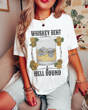 Load image into Gallery viewer, Whiskey Bent and Hell Bound Comfort Colors® Shirt, Women's Desert T-Shirt, Garment Dyed, Retro Inspired T-Shirt, Boho T-Shirt