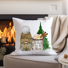 Load image into Gallery viewer, Christmas Pillow Cover, White Christmas Pillow Cover, Rustic Christmas, Holiday Pillow Cover, Farmhouse Decor Pillow, Christmas Porch Decor