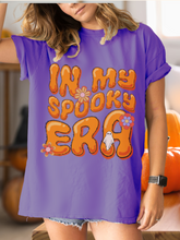 Load image into Gallery viewer, Halloween In My Spooky Era Comfort Colors® T-Shirt, Graphic Tee, Oversized print, Fall Tee