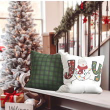 Load image into Gallery viewer, Christmas Pillow Cover, Country Farmhouse, Square Pillow Covers, Christmas Set Pillow Covers