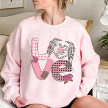 Load image into Gallery viewer, Women's Valentine's Day Sweatshirt, Comfy & Cozy, Gildan Sweatshirt, Ash, White, Sand, Pink or Black, Always Free Shipping!!