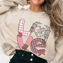 Load image into Gallery viewer, Women's Valentine's Day Sweatshirt, Comfy & Cozy, Gildan Sweatshirt, Ash, White, Sand, Pink or Black, Always Free Shipping!!