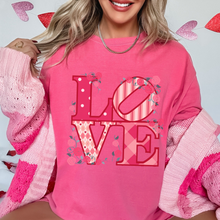 Load image into Gallery viewer, Valentine's Day T-Shirt, Women's Comfort Colors T-Shirt, Gift for Her, Comfy Tee, Always Free Shipping, Love Design, Valentine's Day Gift