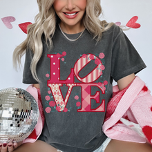 Load image into Gallery viewer, Valentine's Day T-Shirt, Women's Comfort Colors T-Shirt, Gift for Her, Comfy Tee, Always Free Shipping, Love Design, Valentine's Day Gift