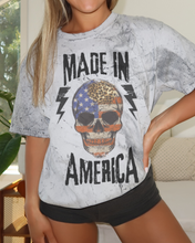 Load image into Gallery viewer, Made In America Unisex Color Blast T-Shirt, 4th of July Tie-Dye Tee, Women's July Fourth Tee