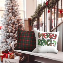 Load image into Gallery viewer, Christmas Pillow Cover, Country Farmhouse, Square Pillow Covers, Christmas Set Pillow Covers