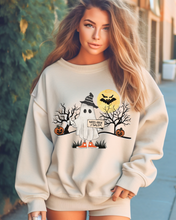 Load image into Gallery viewer, Need Ride 2 Salem Women's Crewneck Sweatshirt, Cute Halloween Pullover