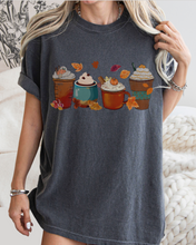 Load image into Gallery viewer, Pumpkin Spice Coffee Halloween or Fall Comfort Colors® Halloween T-Shirt, Women's T-Shirt