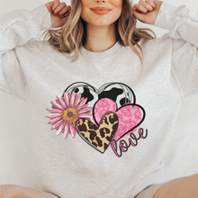 Load image into Gallery viewer, Women's Valentine's Day Sweatshirt, Comfy & Cozy, Gildan Sweatshirt, Ash, White, Sand, Pink or Black, Always Free Shipping!!