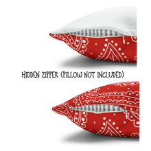 Load image into Gallery viewer, Fall Pillow Covers, Country Square covers, Country Farmhouse Decor, White Background