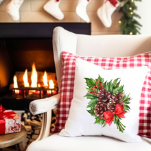Load image into Gallery viewer, Christmas Pillow Cover, Christmas Rustic Designs Pillow Covers, Rustic Decor, Home Decor, Country Decor, Pillow Covers