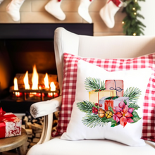 Load image into Gallery viewer, Christmas Pillow Cover, Christmas Rustic Designs Pillow Covers, Rustic Decor, Home Decor, Country Decor, Pillow Covers