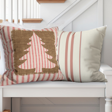 Load image into Gallery viewer, Christmas Pillow Covers, Country Square Covers, Rustic Decor, Farmhouse Pillowcase Set, Christmas Farmhouse Decor
