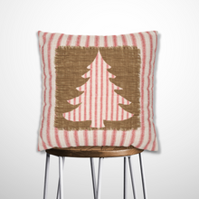 Load image into Gallery viewer, Christmas Pillow Covers, Country Square Covers, Rustic Decor, Farmhouse Pillowcase Set, Christmas Farmhouse Decor
