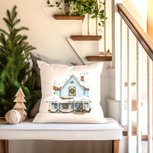 Load image into Gallery viewer, Christmas Pillow Covers, Rustic Farmhouse Country Square Pillow Covers, Pillowcase Set